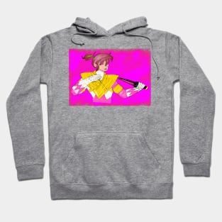 Pink Ranger Dragon Shield (neon glow) Hoodie